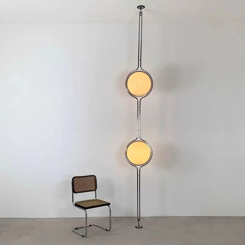 Delord-Lampe LED au Design Simple en Métal Chromé