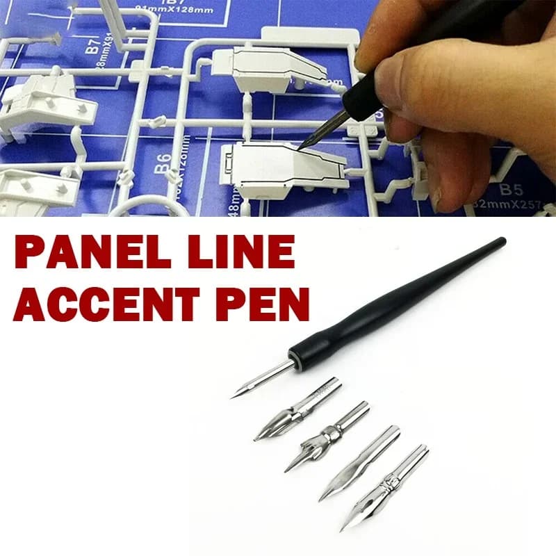 Outil de modèle d'assemblage de stylo d'accent de ligne de panneau, évite le gommage, ligne d'infiltration, outil de bricolage