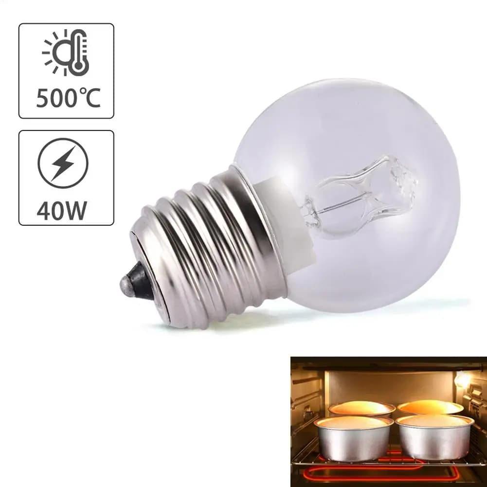 Ampoule halogène pour four, 220v, 40W, E27, blanc chaud, pour la cuisine domestique, réfrigérateurs, fours